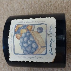 blueberry cobbler the White Barn Candle Co pillar candle